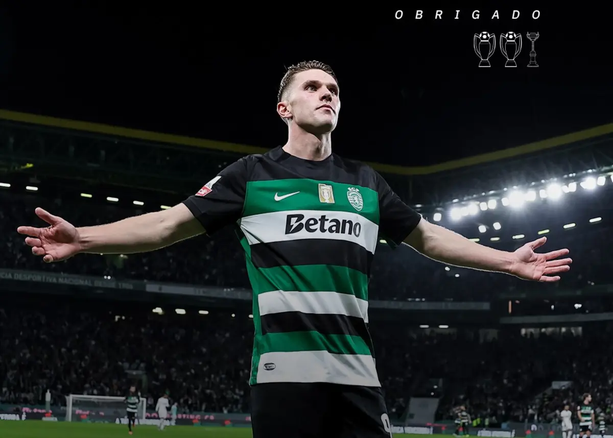 Imagem de contexto do artigo "Dos melhores da nossa história": eis a despedida do Sporting a Gyokeres