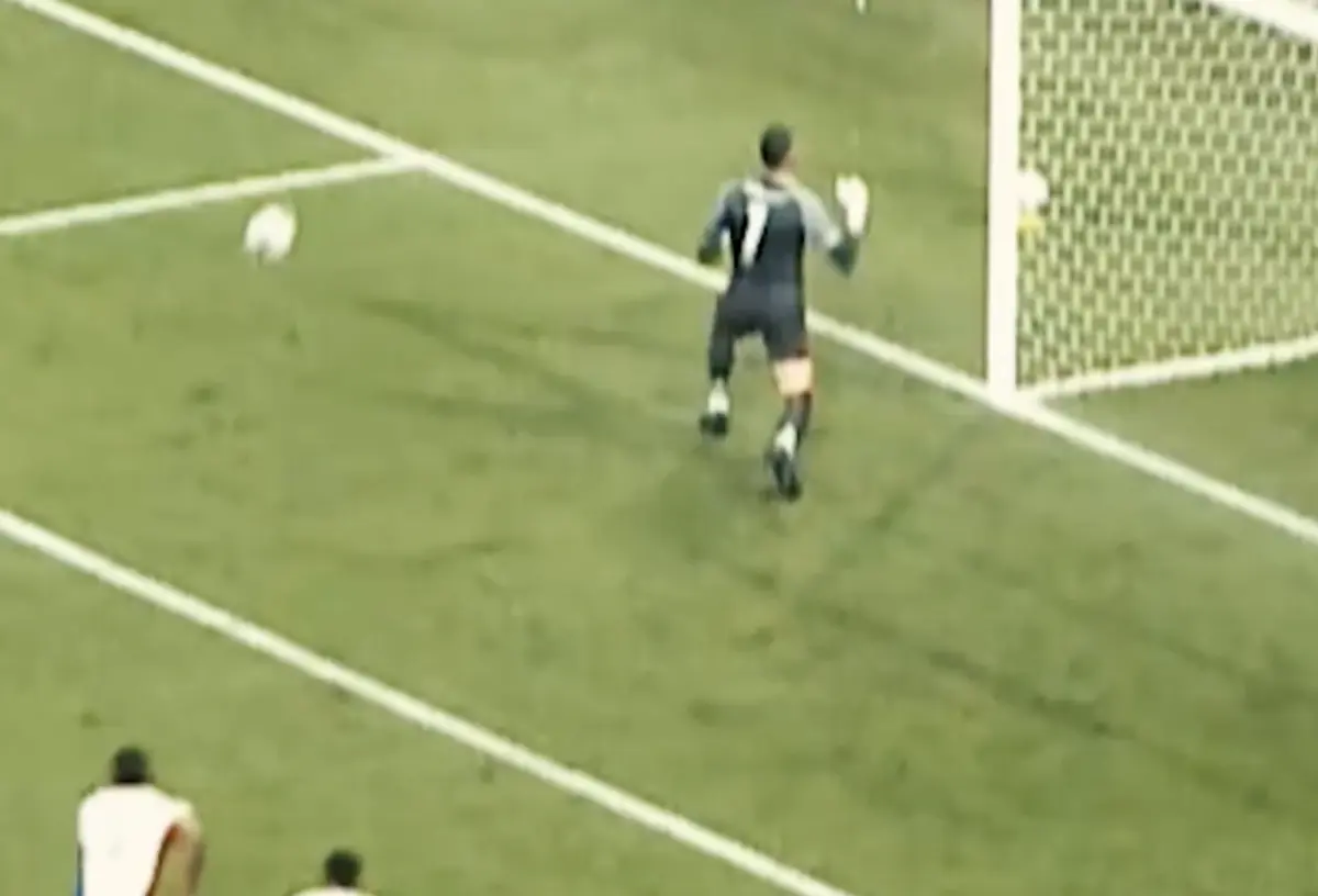 Imagem de contexto do artigo Insólito: guarda-redes festeja defesa de penálti e esquece-se da recarga