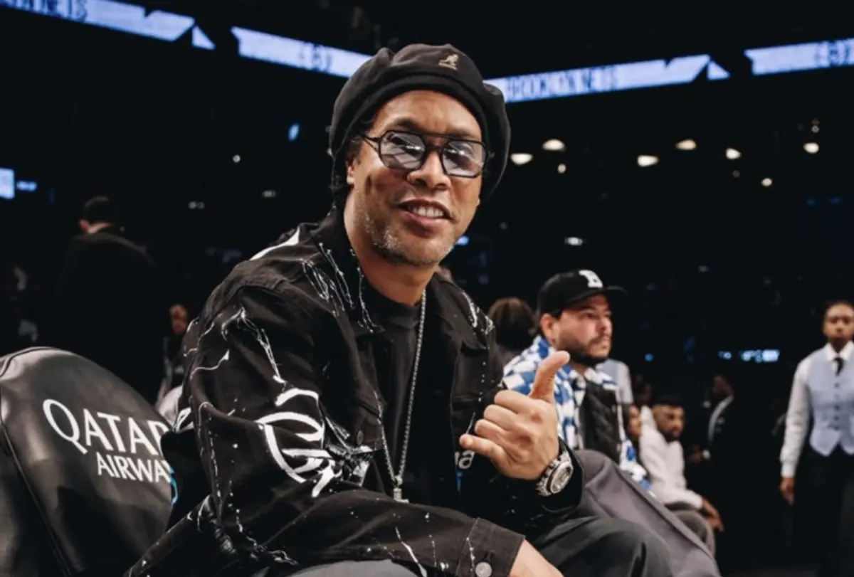 Ronaldinho Gaúcho (Créditos: Brooklyn Nets)