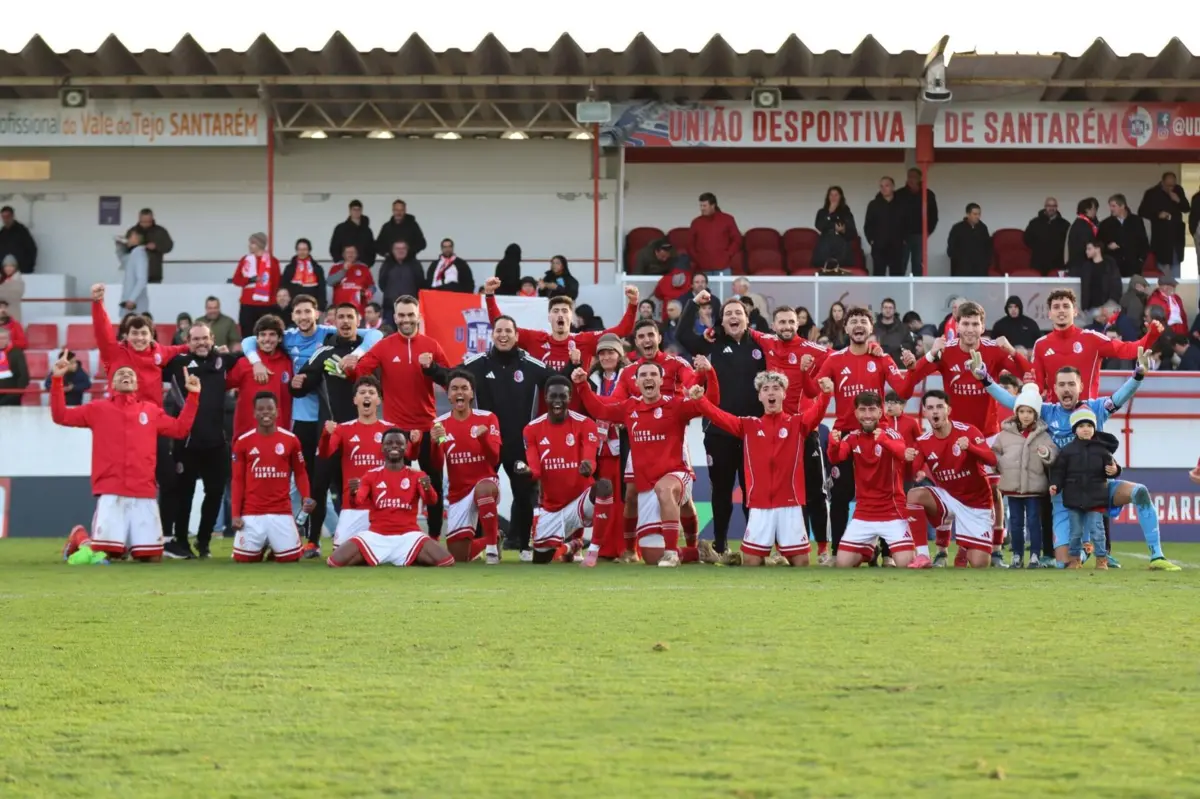 União de Santarém na fase de subida