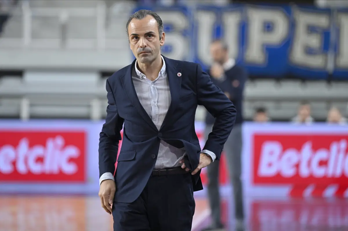 João Figueiredo, treinador da Oliveirense (créditos: Pedro Grandeiro)