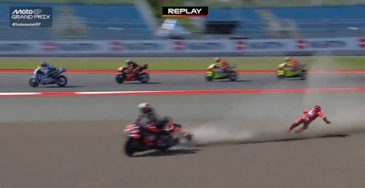 Imagem de contexto do artigo Marc Márquez aceita desculpas após acidente: "Tenho uma lesão..."