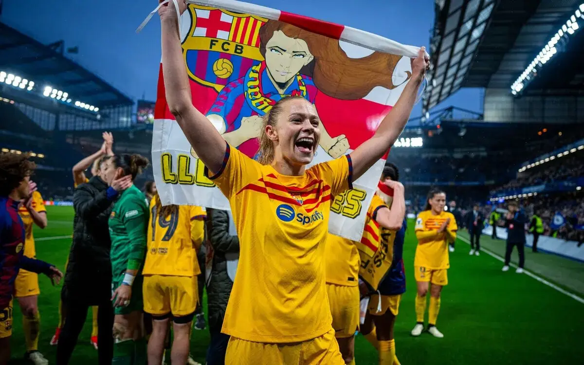 Imagem de contexto do artigo Fridolina Rolfö: o amuleto da sorte do Barcelona nas decisões da Champions