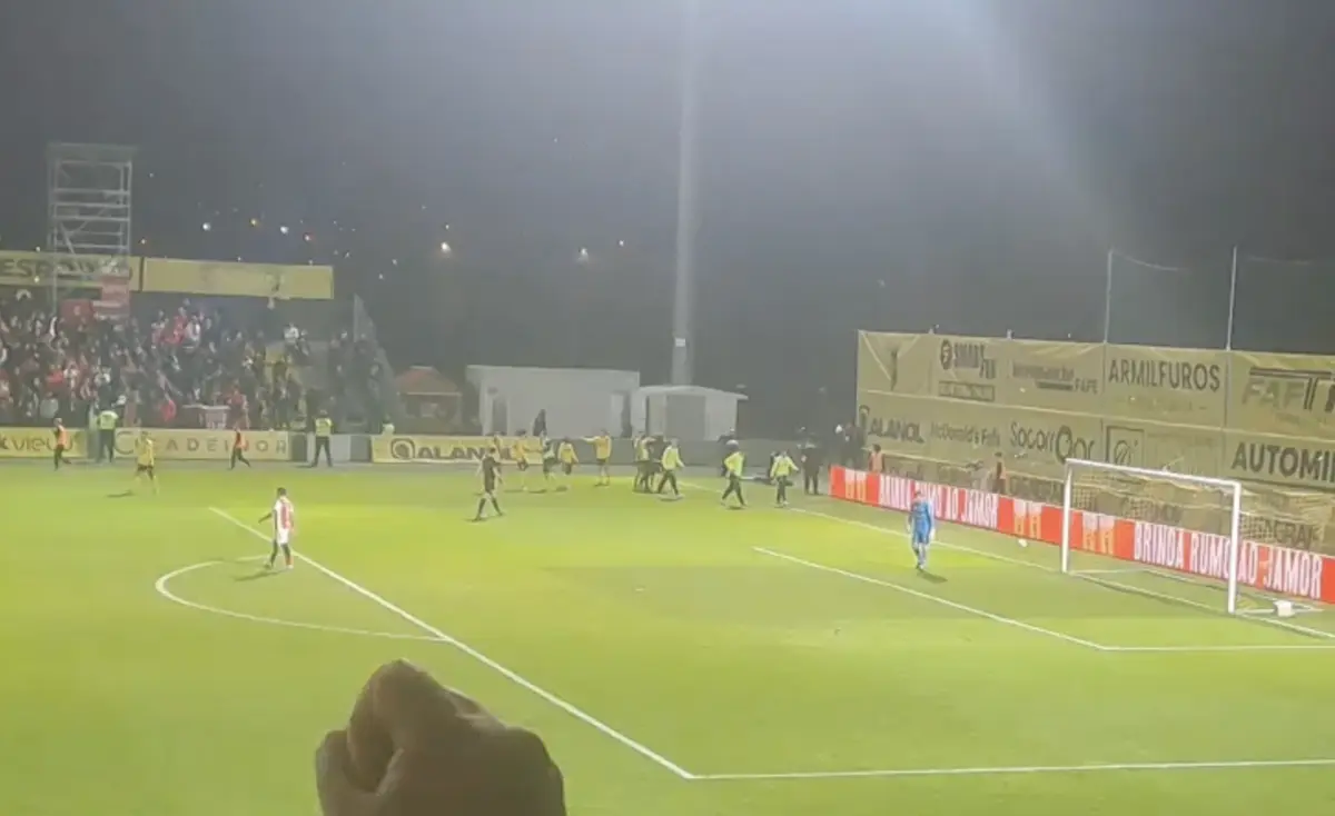 Imagem de contexto do artigo O ambiente em Fafe após o segundo golo frente ao Braga. Ora veja