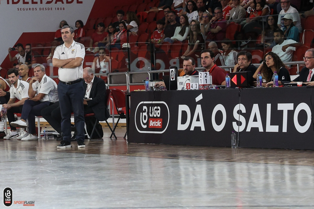 Imagem de contexto do artigo Benfica prestes a iniciar Liga dos Campeões da FIBA: "Não podemos ter maus momentos"