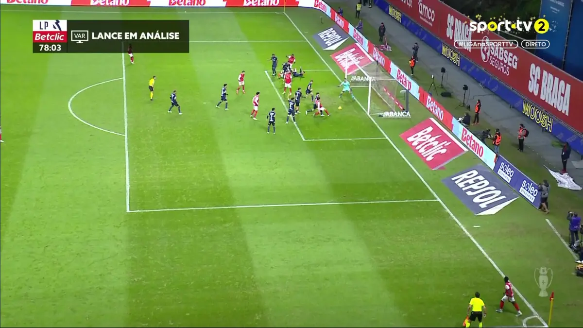 Imagem de contexto do artigo VAR valida golo de Paulo Oliveira no Braga-Famalicão. Ora veja