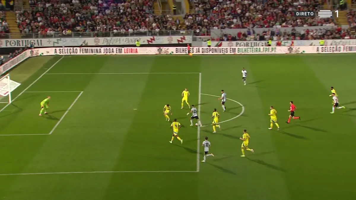 Imagem de contexto do artigo Portugal-Suécia: Matheus Nunes marca após a bola passar por todos os jogadores. Ora veja