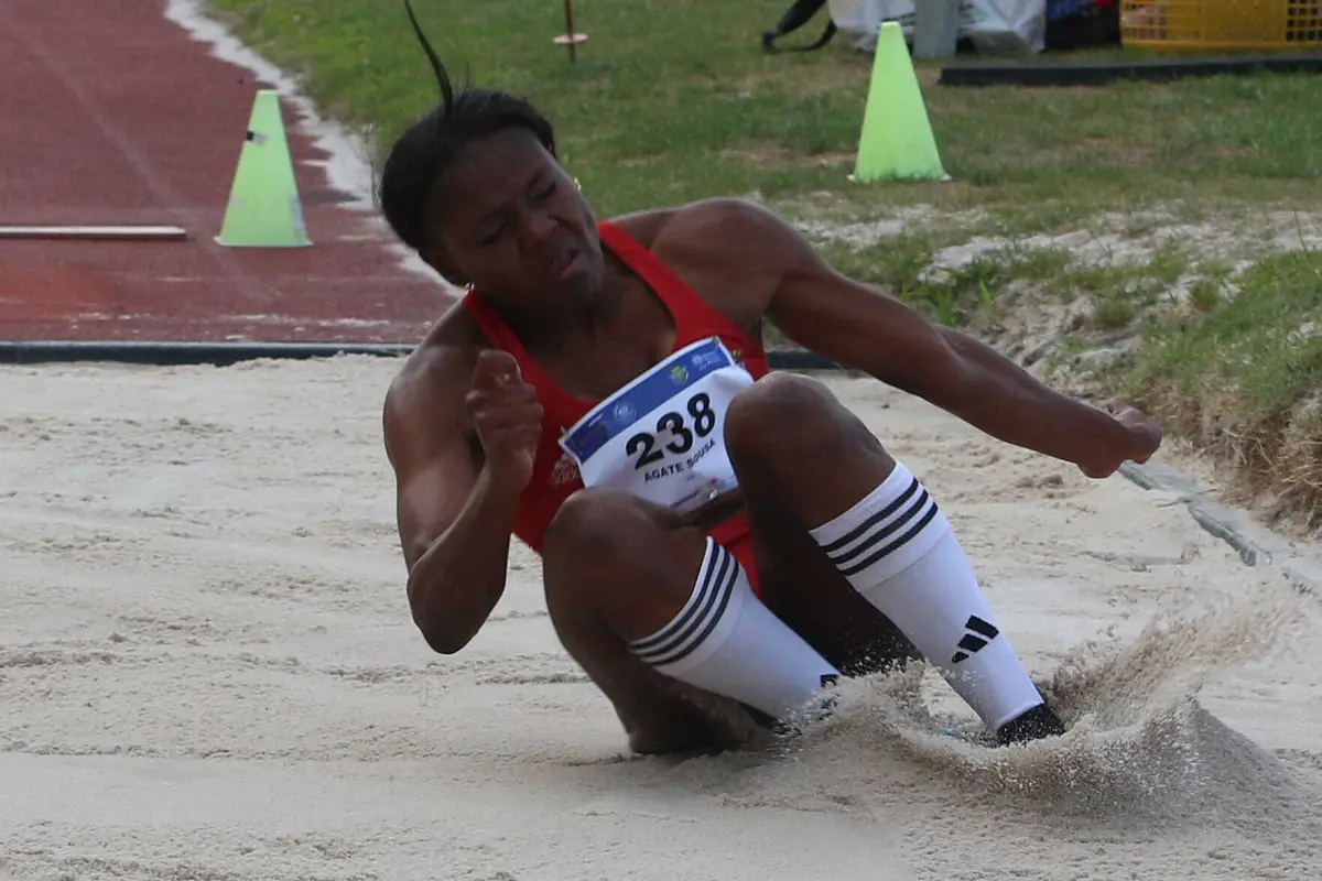 Imagem de contexto do artigo Agate Sousa segunda no salto em comprimento do meeting de Atenas