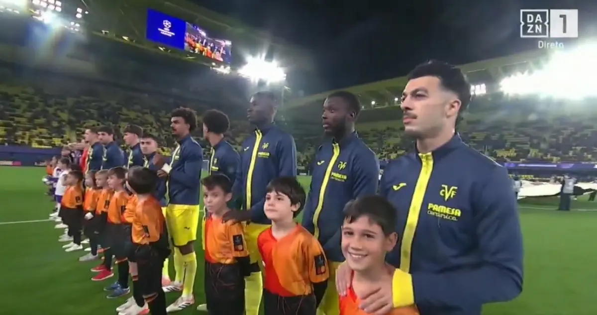 Imagem de contexto do artigo Insólito antes do Villarreal-Copenhaga: tocou o hino... da Liga Europa