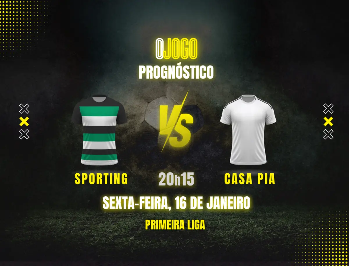 Imagem de contexto do artigo Prognóstico Sporting vs Casa Pia: Dicas e Odds para a Primeira Liga