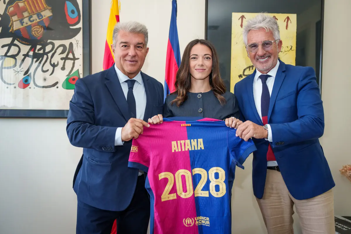 Imagem de contexto do artigo Aitana Bonmati, Bola de Ouro, prolonga ligação ao Barcelona até 2028