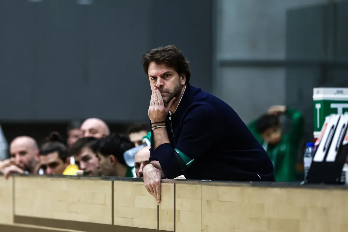 Edo Bosch, treinador de hóquei do Sporting
(Mário Vasa)