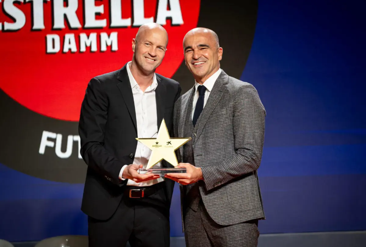 Jordi Cruyff e Roberto Martínez