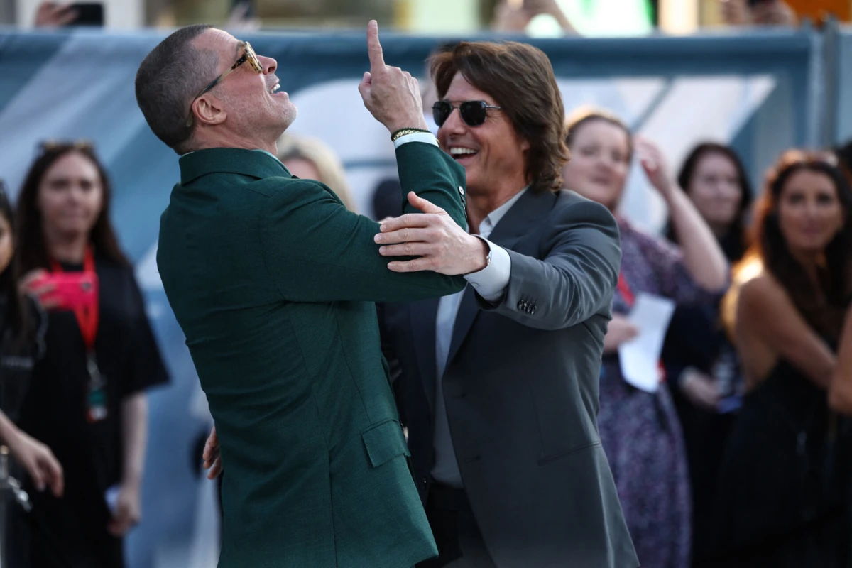 Brad Pitt e Tom Cruise (AFP)