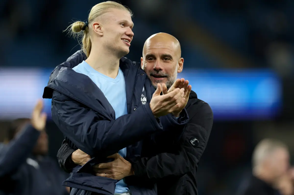 Haaland e Guardiola