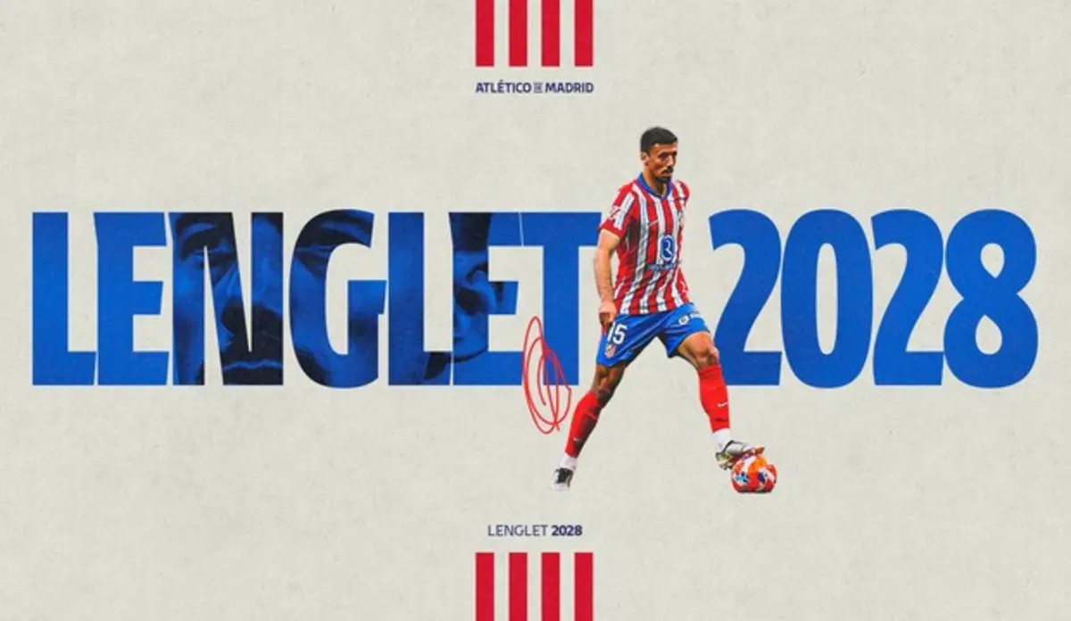 Lenglet (créditos: Atlético de Madrid)
