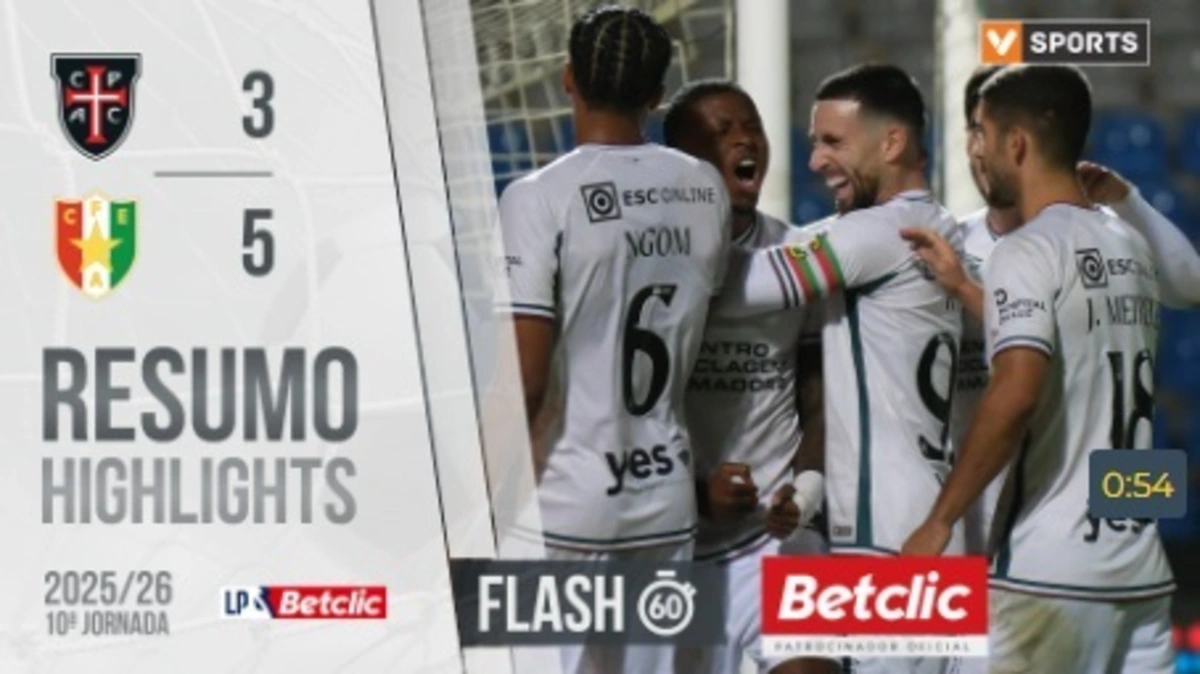 Imagem de contexto do artigo Oito golos para ver neste resumo do Casa Pia-Estrela da Amadora