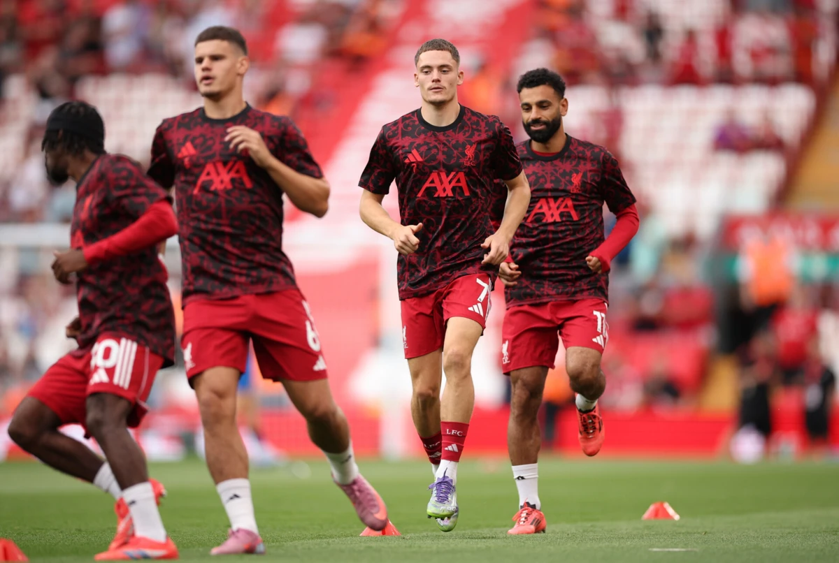 Wirtz e Salah (Créditos: EPA)