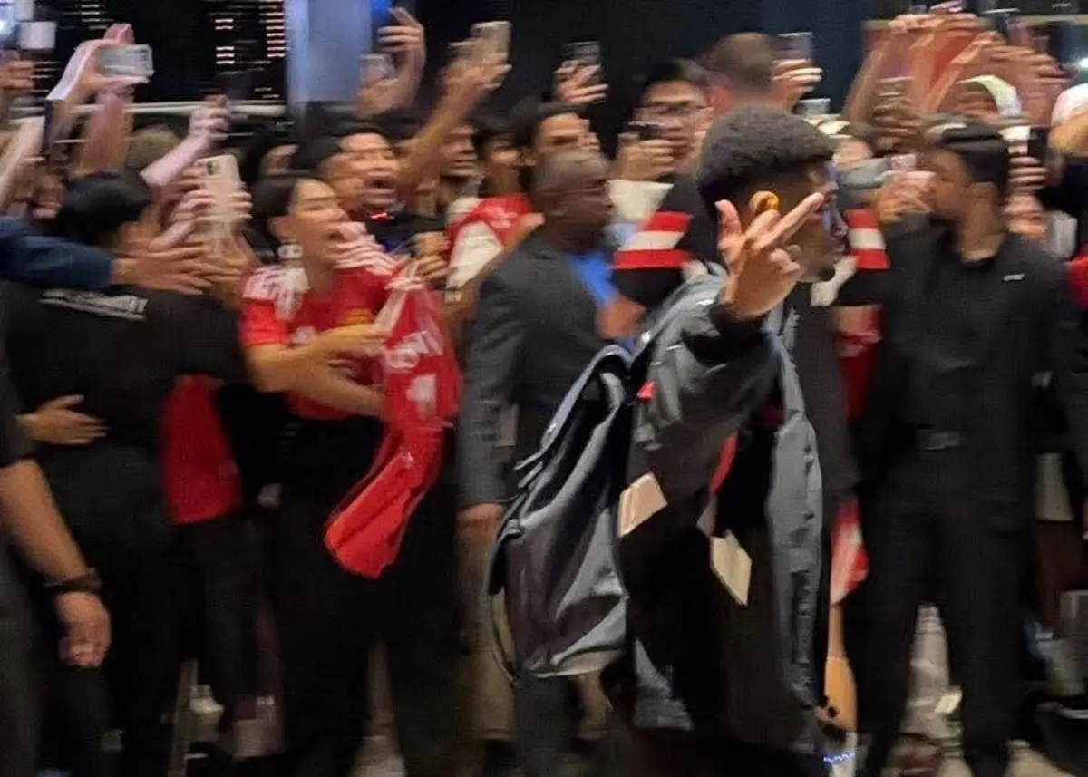 Imagem de contexto do artigo Jogador do United faz gesto obsceno para adeptos na Ásia: "Não me arrependo"