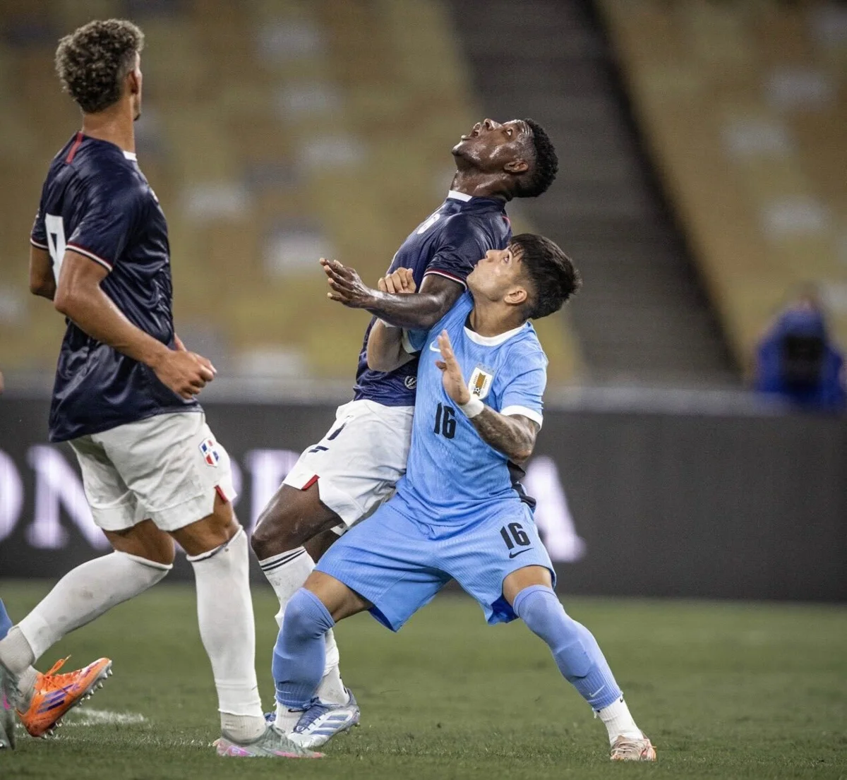 Imagem de contexto do artigo Uruguai-República Dominicana: Pablo Rosario a tempo inteiro, Zalazar jogou a segunda parte