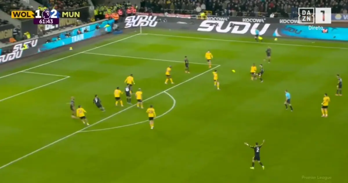 Imagem de contexto do artigo Dalot e Bruno Fernandes brilham no Wolverhampton-United: veja as assistências