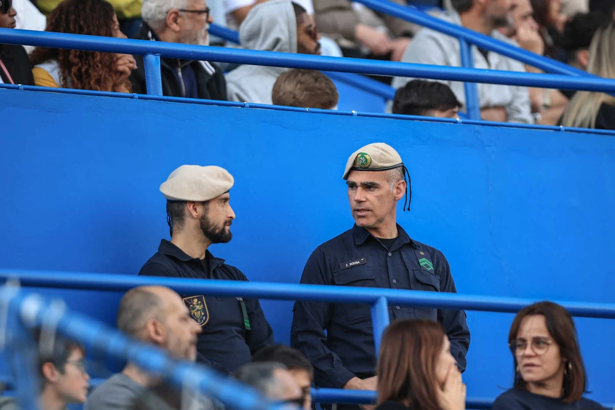 Militares da GNR no Vizela-V. Guimarães