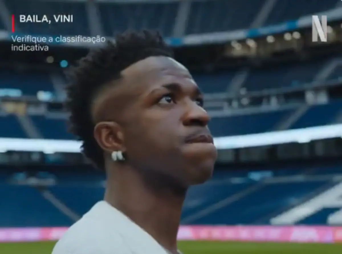 Imagem de contexto do artigo O trailer do documentário "Baila, Vini": "Tenho como exemplos Cristiano Ronaldo e LeBron James"