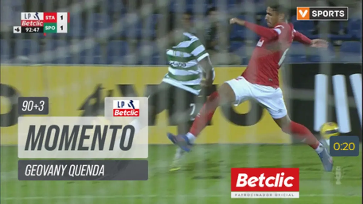 Imagem de contexto do artigo Duarte Gomes e o canto do Santa Clara-Sporting: "Erro menor, com consequência impactante"