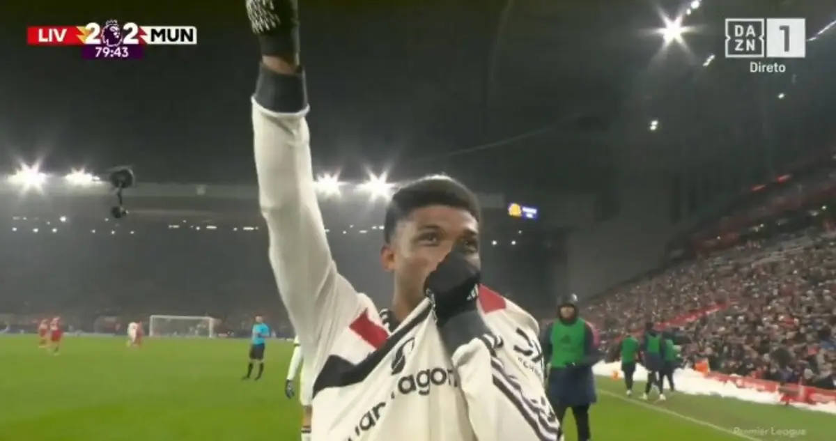 Imagem de contexto do artigo Amad Diallo fez o resultado final no Liverpool-United. Veja o golo