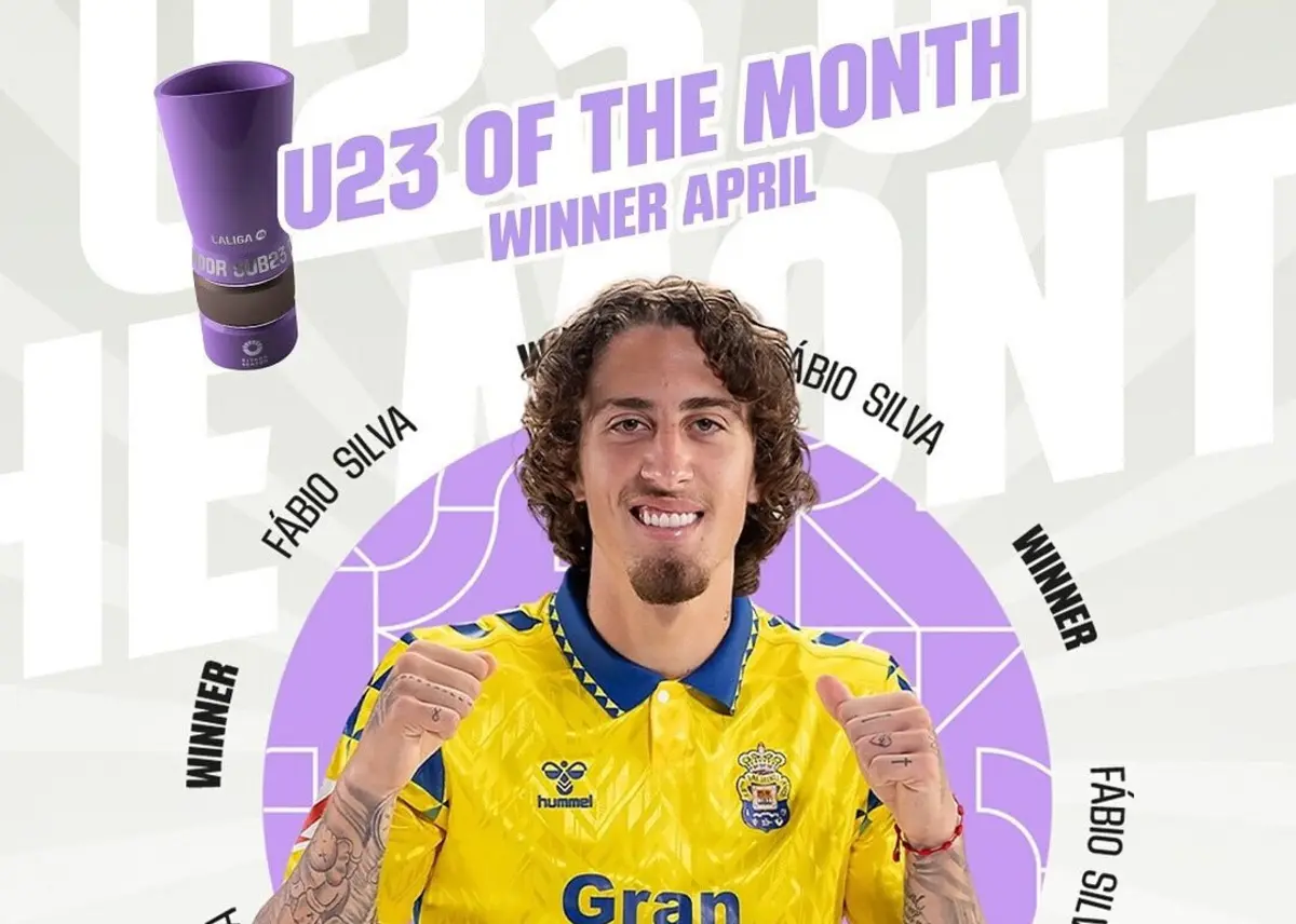 Imagem de contexto do artigo Fábio Silva eleito o melhor jogador sub-23 da LaLiga no mês de abril