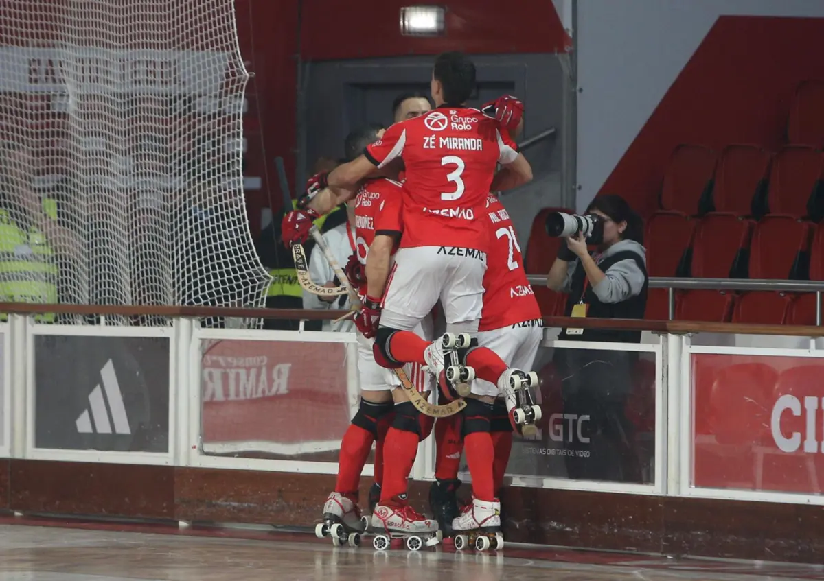 Imagem de contexto do artigo Benfica-Barcelos em hóquei em patins: líder tranquilo atrasou o rival