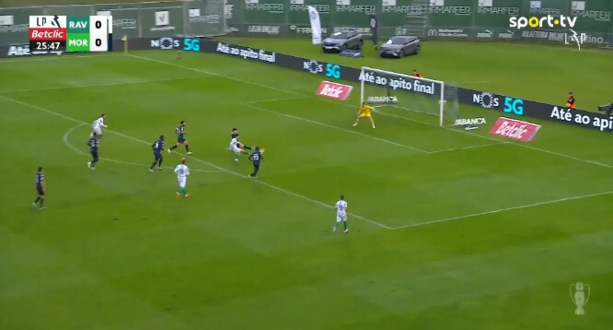 Imagem de contexto do artigo Tiago Morais estreia-se a marcar pelo Rio Ave diante do Moreirense. Ora veja