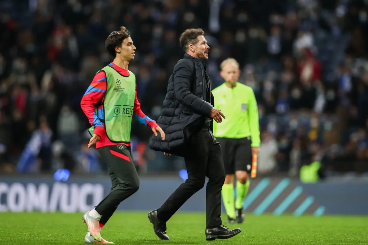 João Féliz e Simeone (Créditos: Miguel Pereira/Global Imagens)