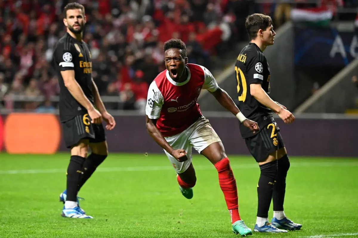 Álvaro Djaló marcou ao Real Madrid