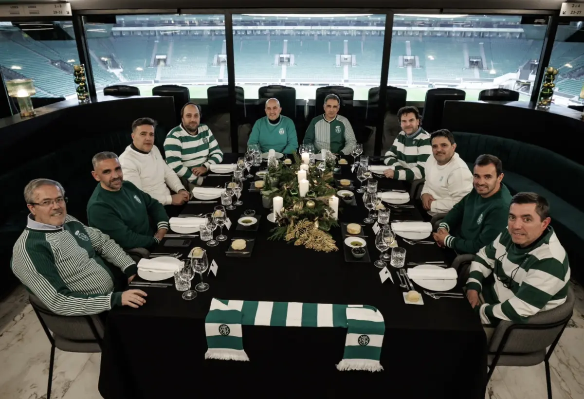 Jantar de Natal dos treinadores do Sporting