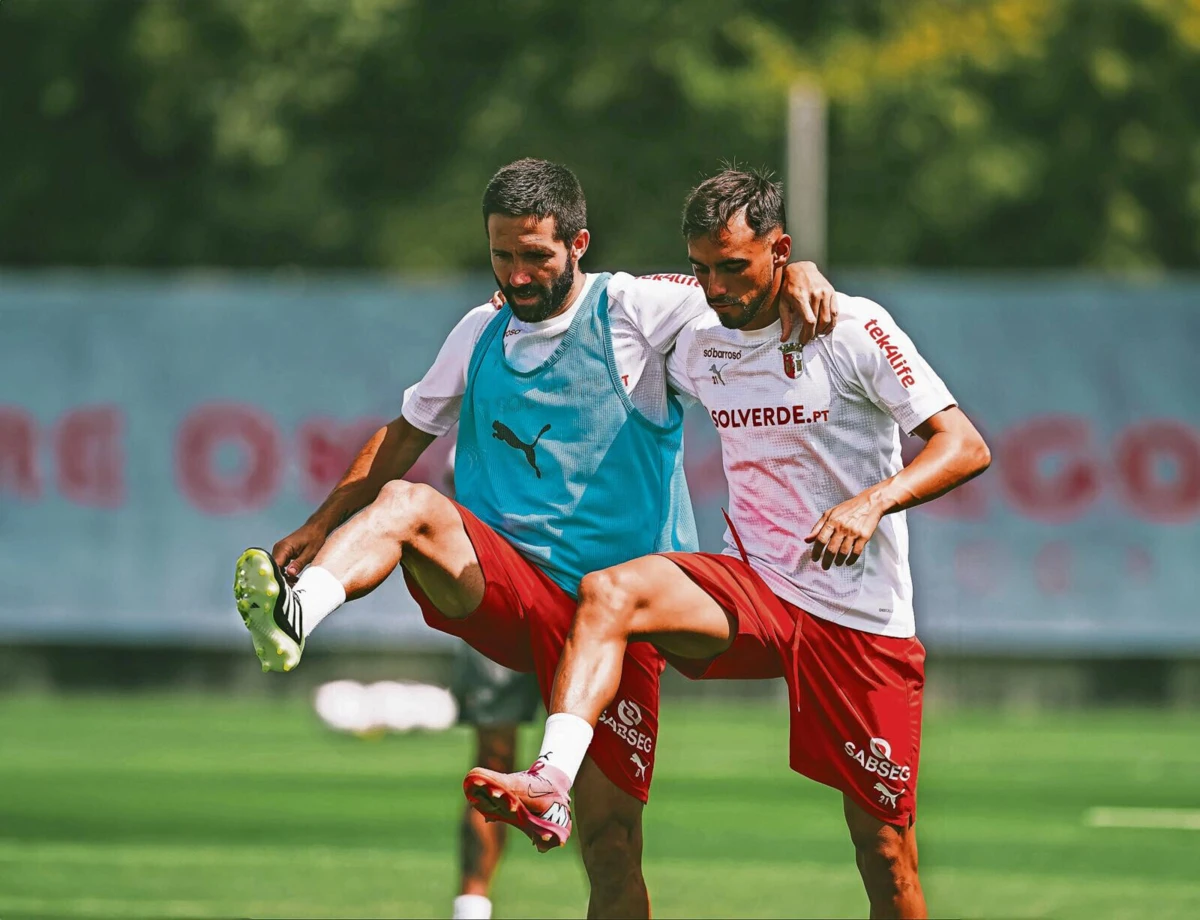 João Moutinho e Ricardo Horta (créditos: SC Braga)