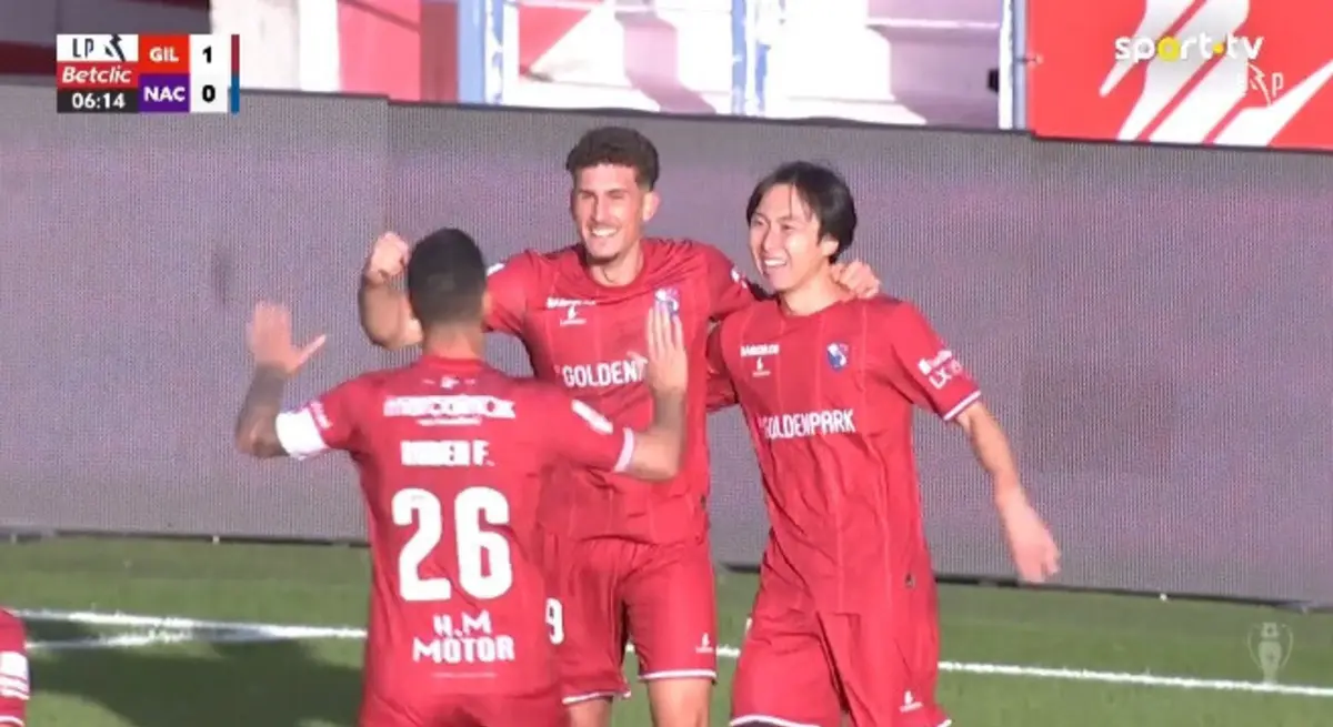 Imagem de contexto do artigo O golo que abriu o marcador do Gil Vicente-Nacional. Veja o vídeo