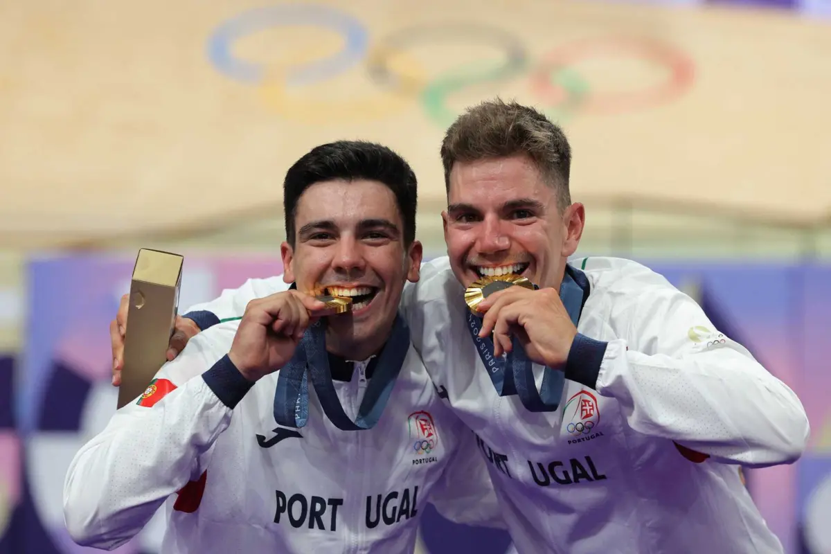 Iuri Leitão e Rui Oliveira (AFP)