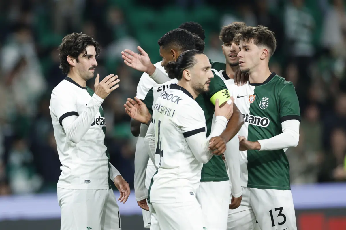 Jogadores do Sporting