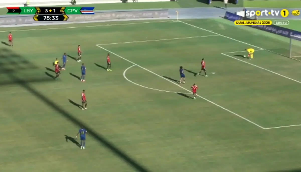 Imagem de contexto do artigo Este golo de Cabo Verde é um sério candidato a frango do ano