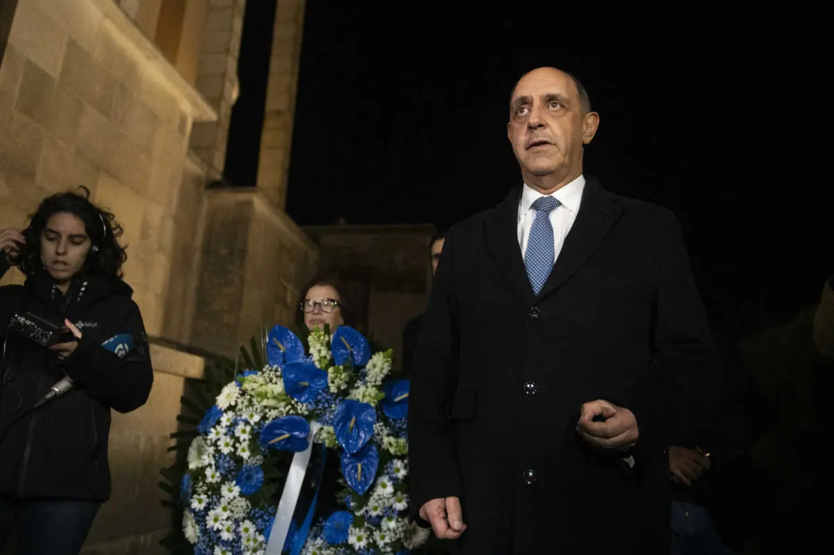 Manuel Pizarro no velório de Pinto da Costa (créditos: André Rolo)