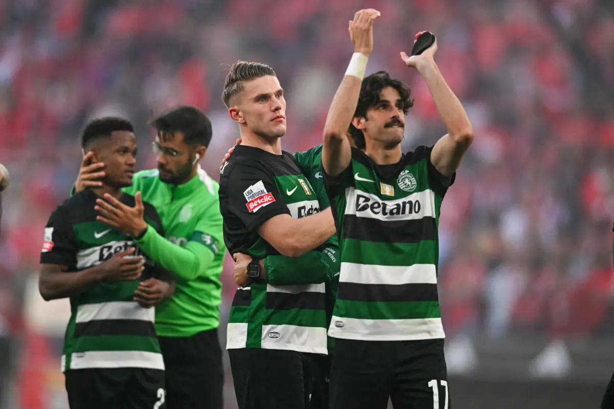 Trincão e Gyokeres (créditos: AFP)