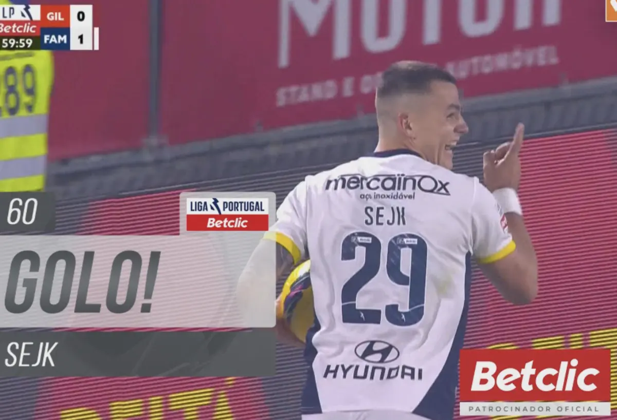 Imagem de contexto do artigo Gil Vicente-Famalicão: Sejk fechou assim as contas do marcador