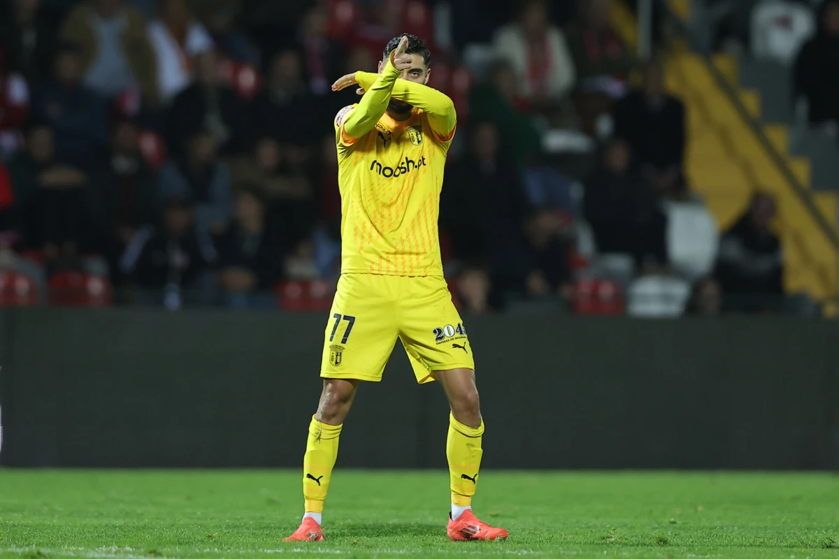 Gabri Martínez marcou o golo da vitória do Braga em casa do Aves SAD (Créditos: Miguel Pereira/Global Imagens)
