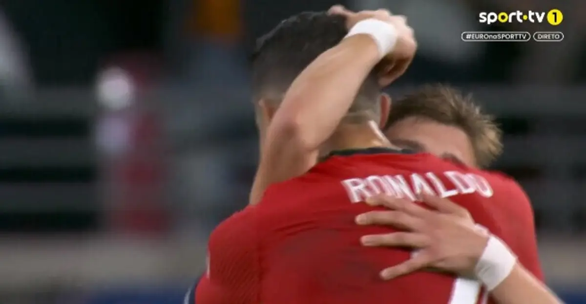 Ronaldo e Francisco Conceição (créditos: Sport TV)