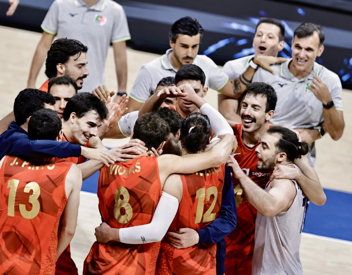 Portugal festeja vitória contra a Colômbia