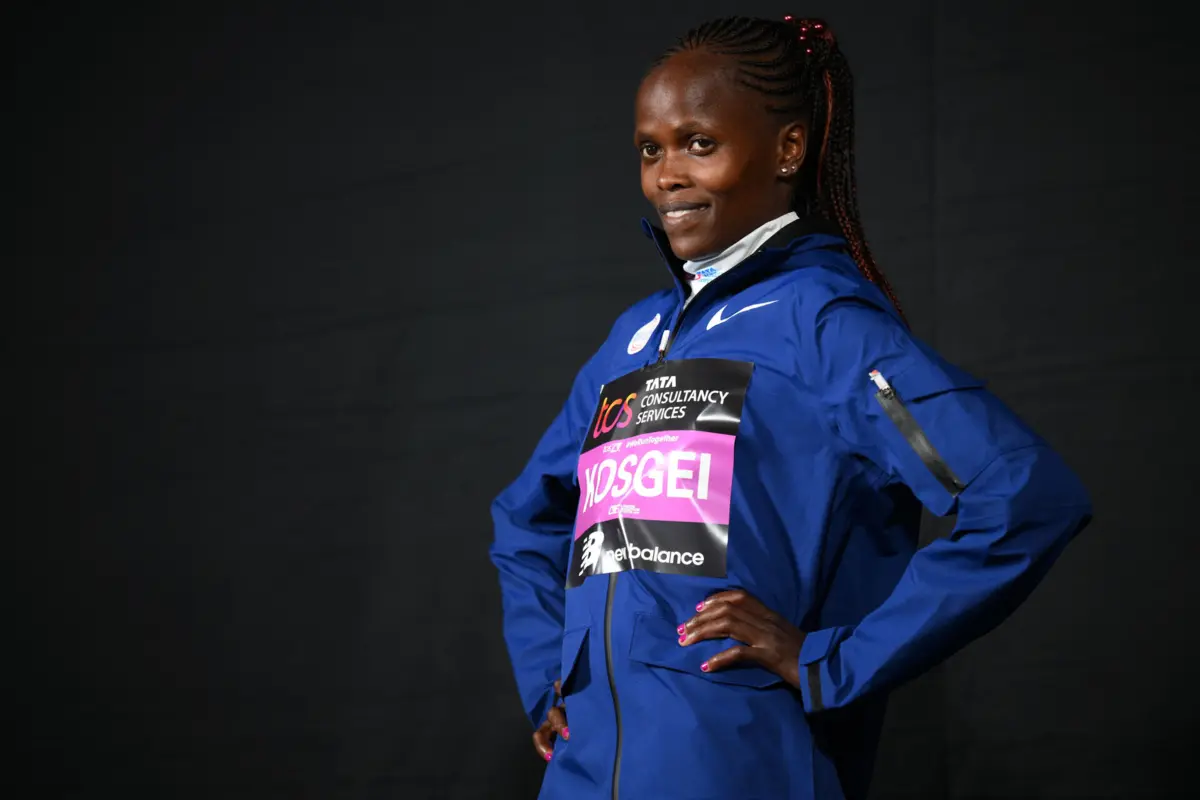 Brigid Kosgei (Créditos: AFP)