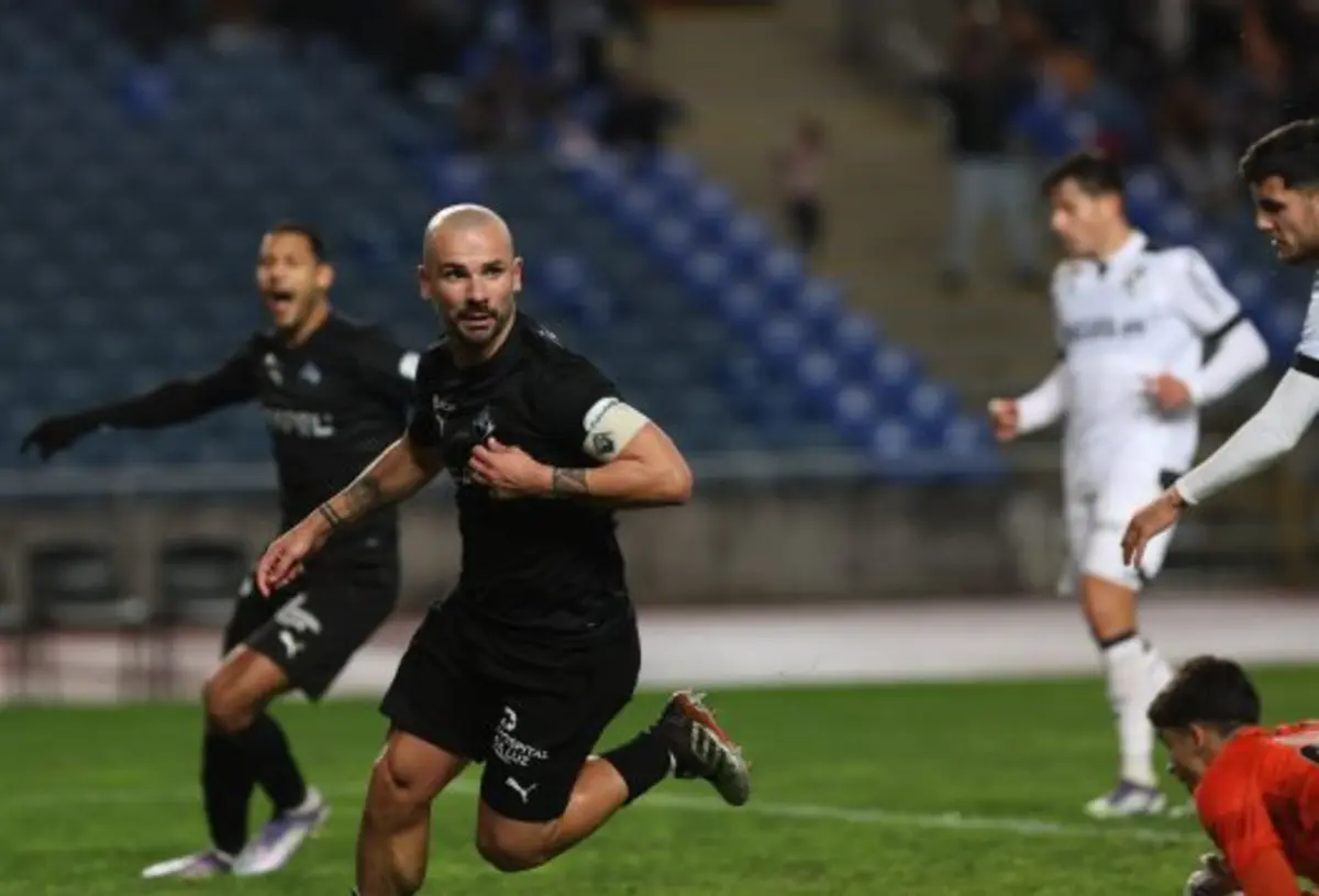 Leandro Silva marcou o único golo do jogo