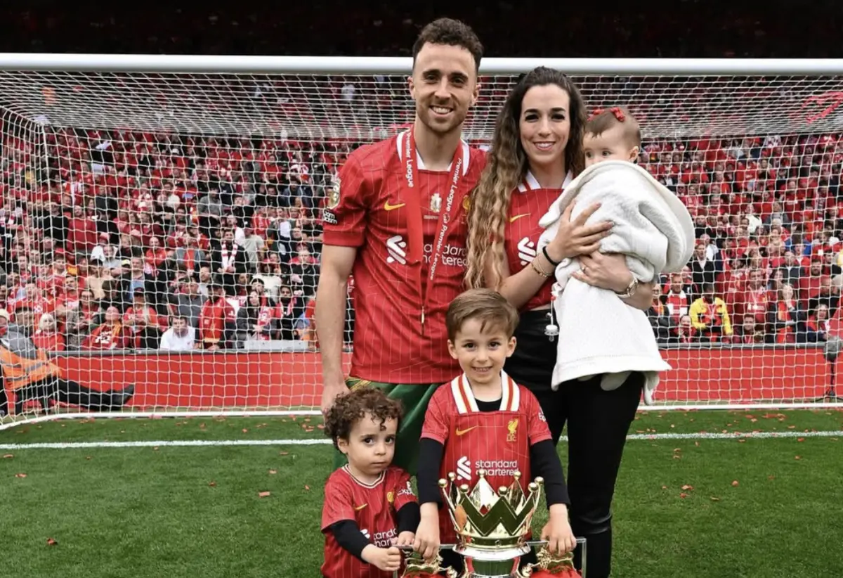 Diogo Jota, Rute Cardoso e os filhos