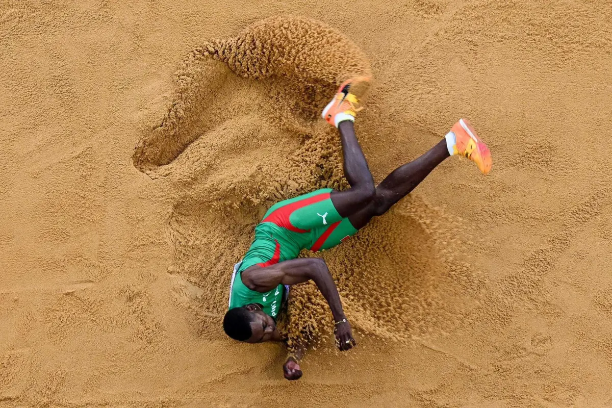 Pichardo foi prata em Paris'2024 (créditos: Antonin THUILLIER / AFP)